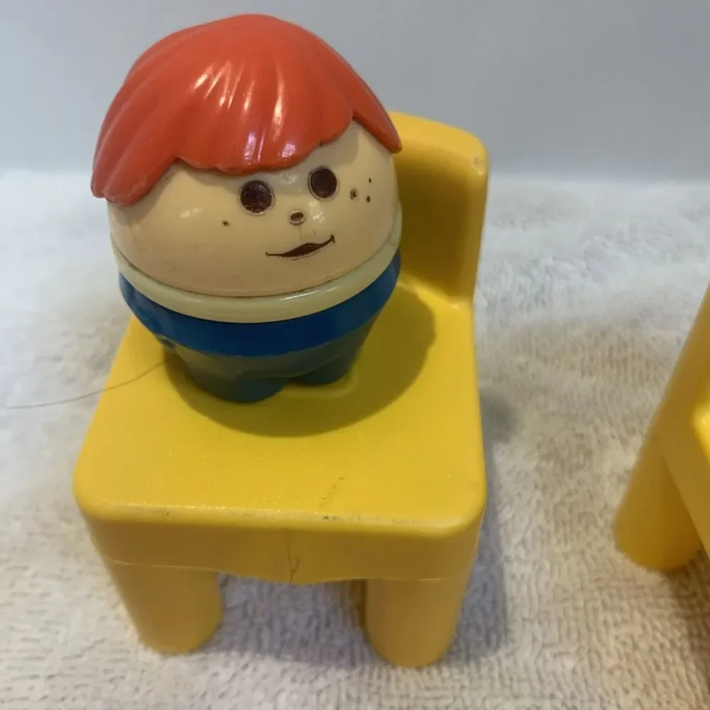 Fisher Price‎ Little People Snow Play Sled figure lot vintage 1990s
